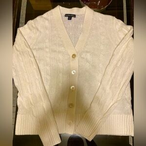 Brooks Brothers Linen Cardigan